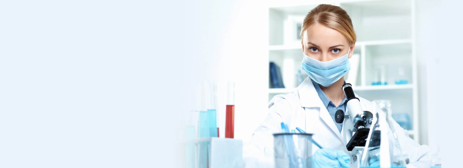 lady in laboratory
