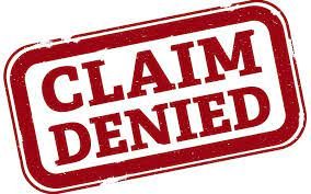 What is the difference between rejected claims and denied claim?